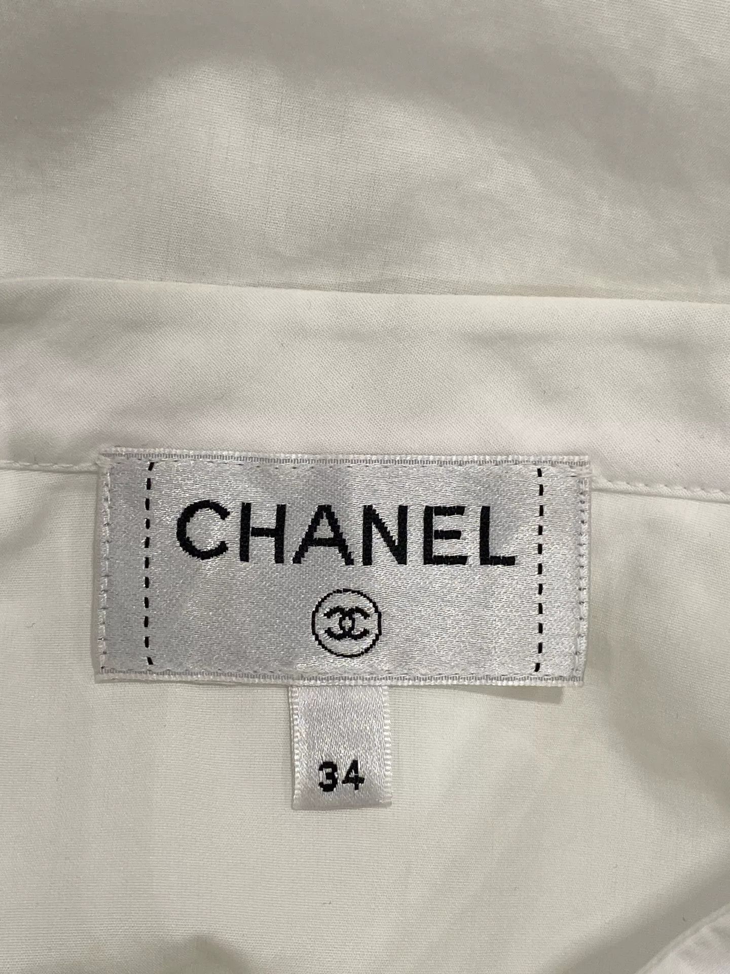 Chanel Chanel 2020 Equestrian White Short Shirt Size US XS / EU 42 / 0 - 3 Thumbnail