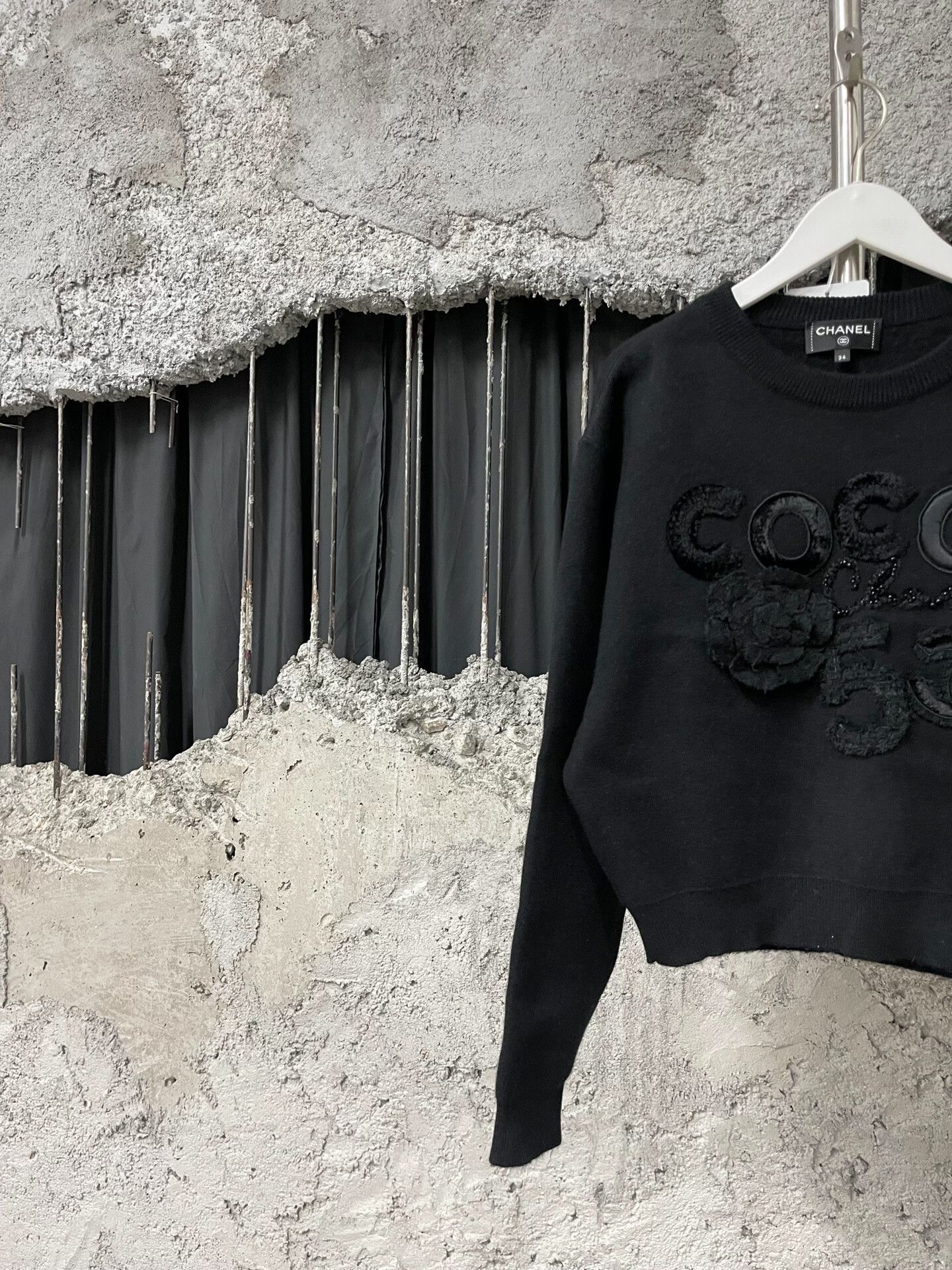 Chanel Chanel Coco Black Sweater Size US XS / EU 42 / 0 - 3 Thumbnail