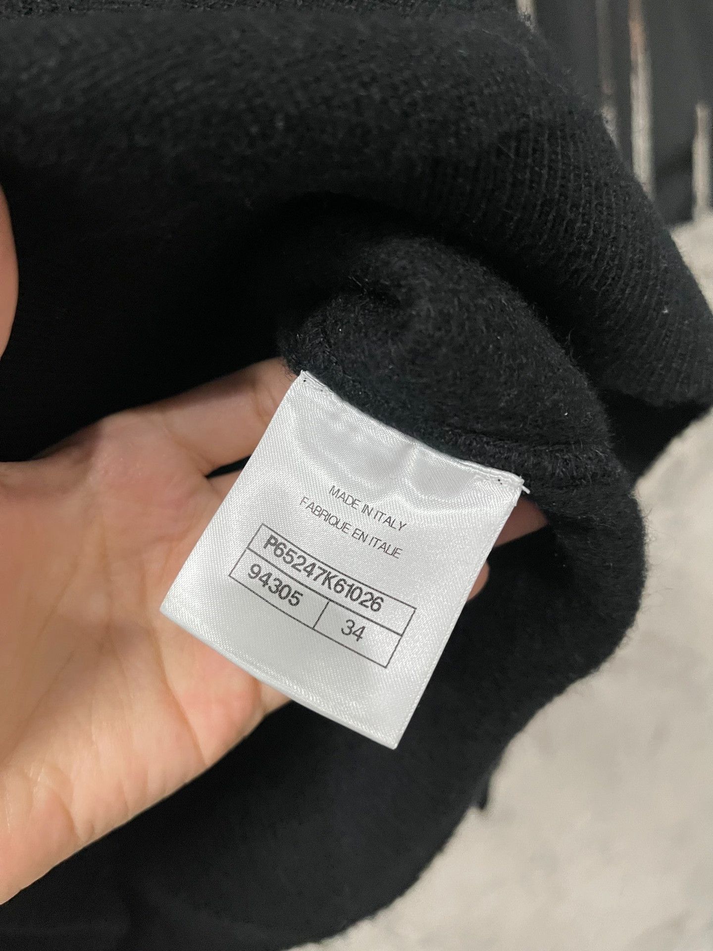 Chanel Chanel Coco Black Sweater Size US XS / EU 42 / 0 - 6 Thumbnail
