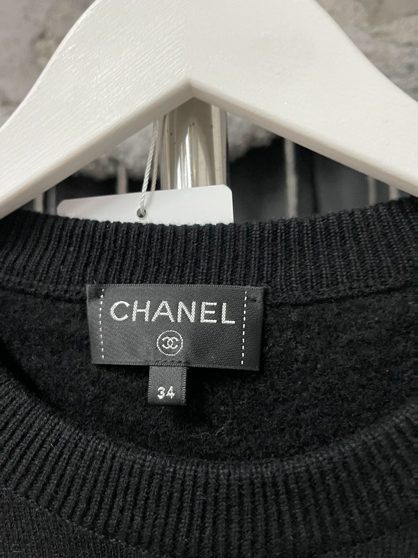 Chanel Chanel Coco Black Sweater Size US XS / EU 42 / 0 - 5 Thumbnail