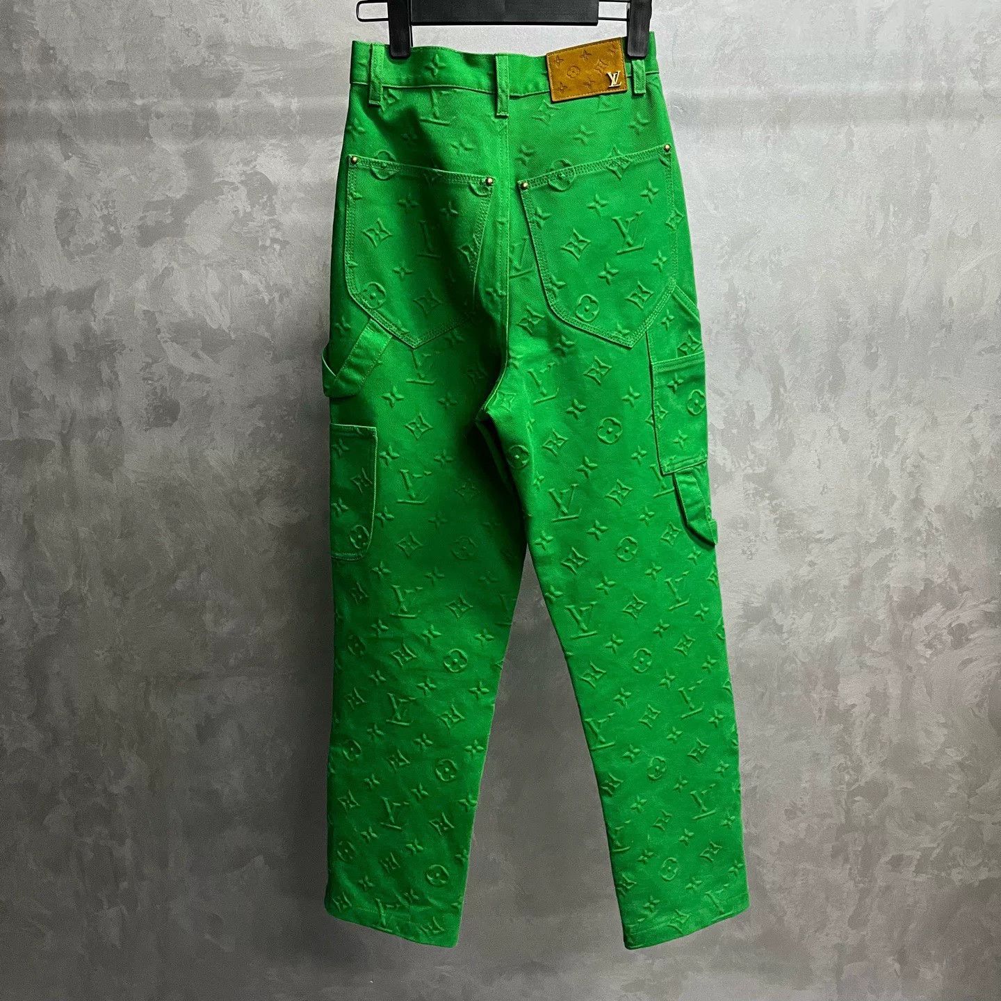 Louis Vuitton Louis Vuitton Green Monogram Cargo Jeans Size US 29 - 6 Thumbnail