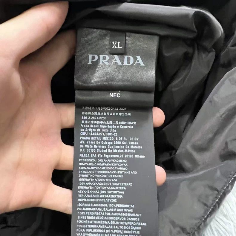 Prada Prada Black Down Jacket XL Size US XL / EU 56 / 4 - 4 Thumbnail