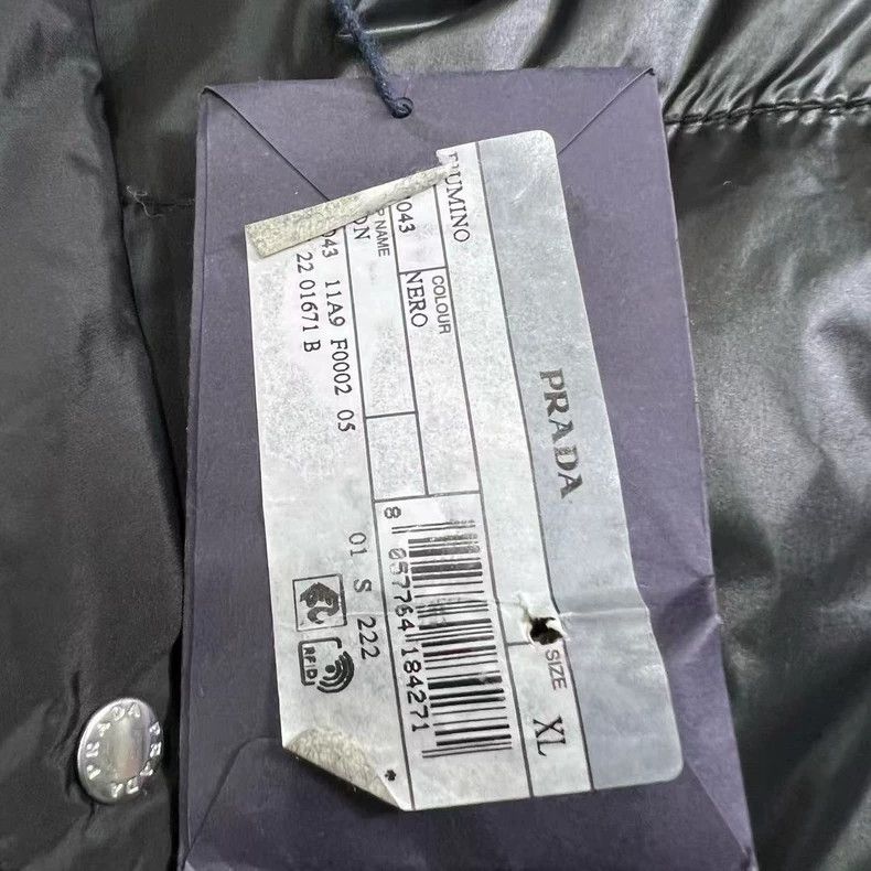 Prada Prada Black Down Jacket XL Size US XL / EU 56 / 4 - 6 Thumbnail