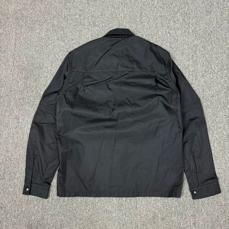 Prada Black Removable Logo Nylon Shirt Jacket