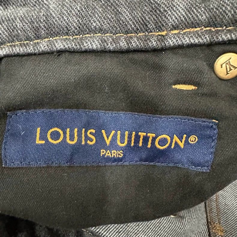 Louis Vuitton Louis Vuitton Three Logo Denim Jeans Size US 31 - 4 Thumbnail