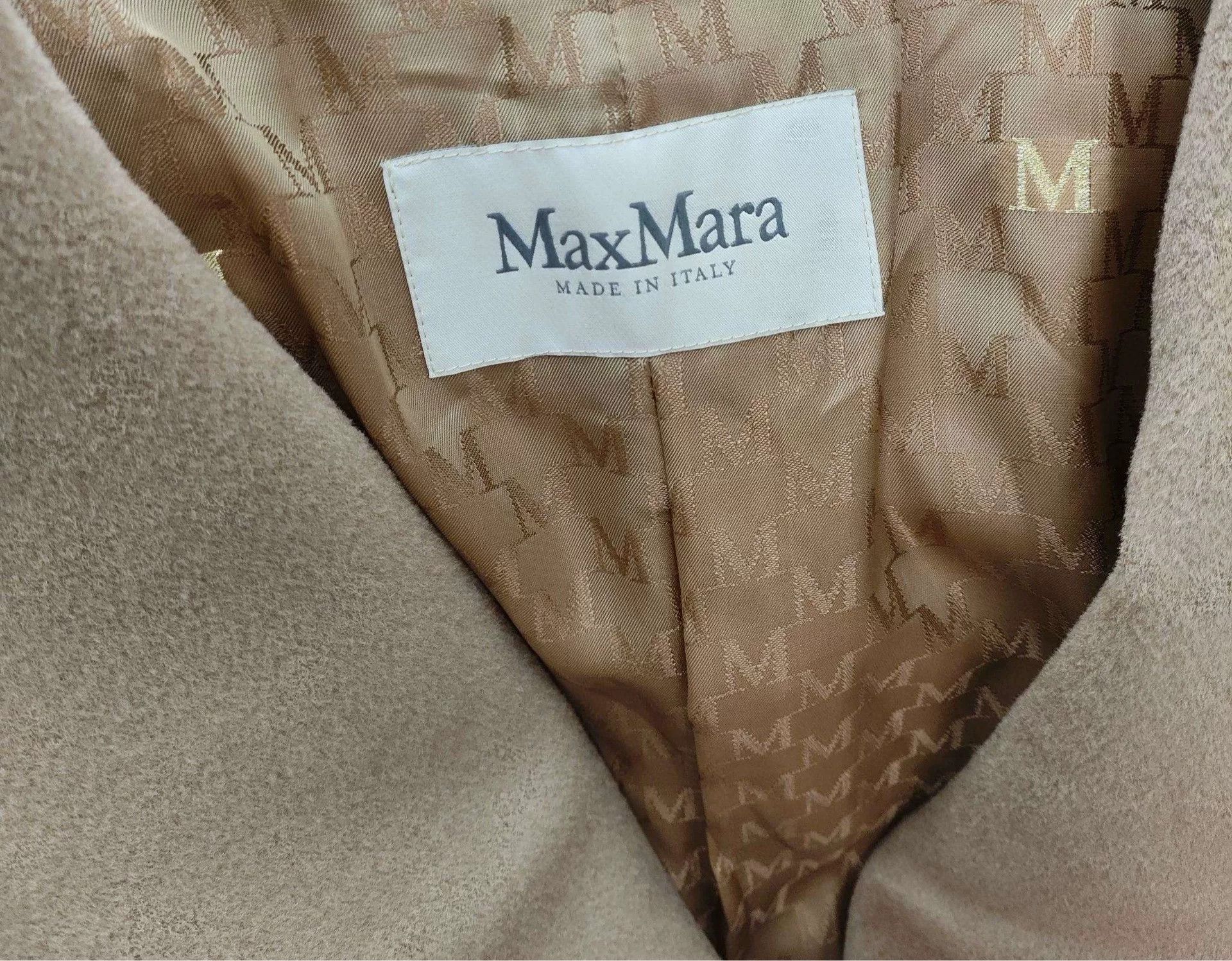 Max Mara MaxMara Cashmere Coat Beige Size US XS / EU 42 / 0 - 3 Thumbnail