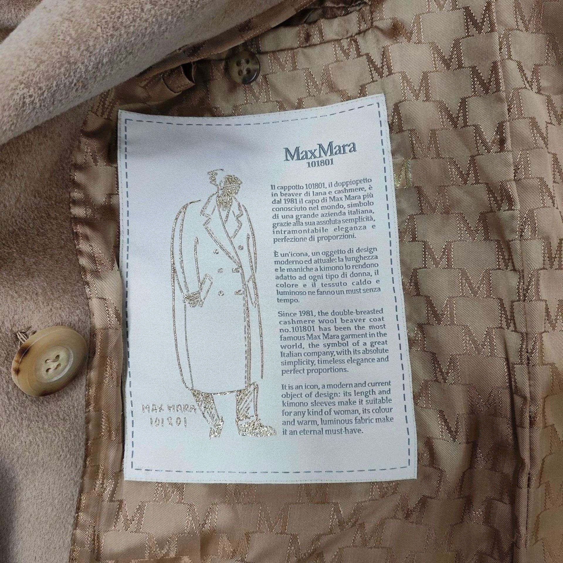 Max Mara MaxMara Cashmere Coat Beige Size US XS / EU 42 / 0 - 5 Thumbnail