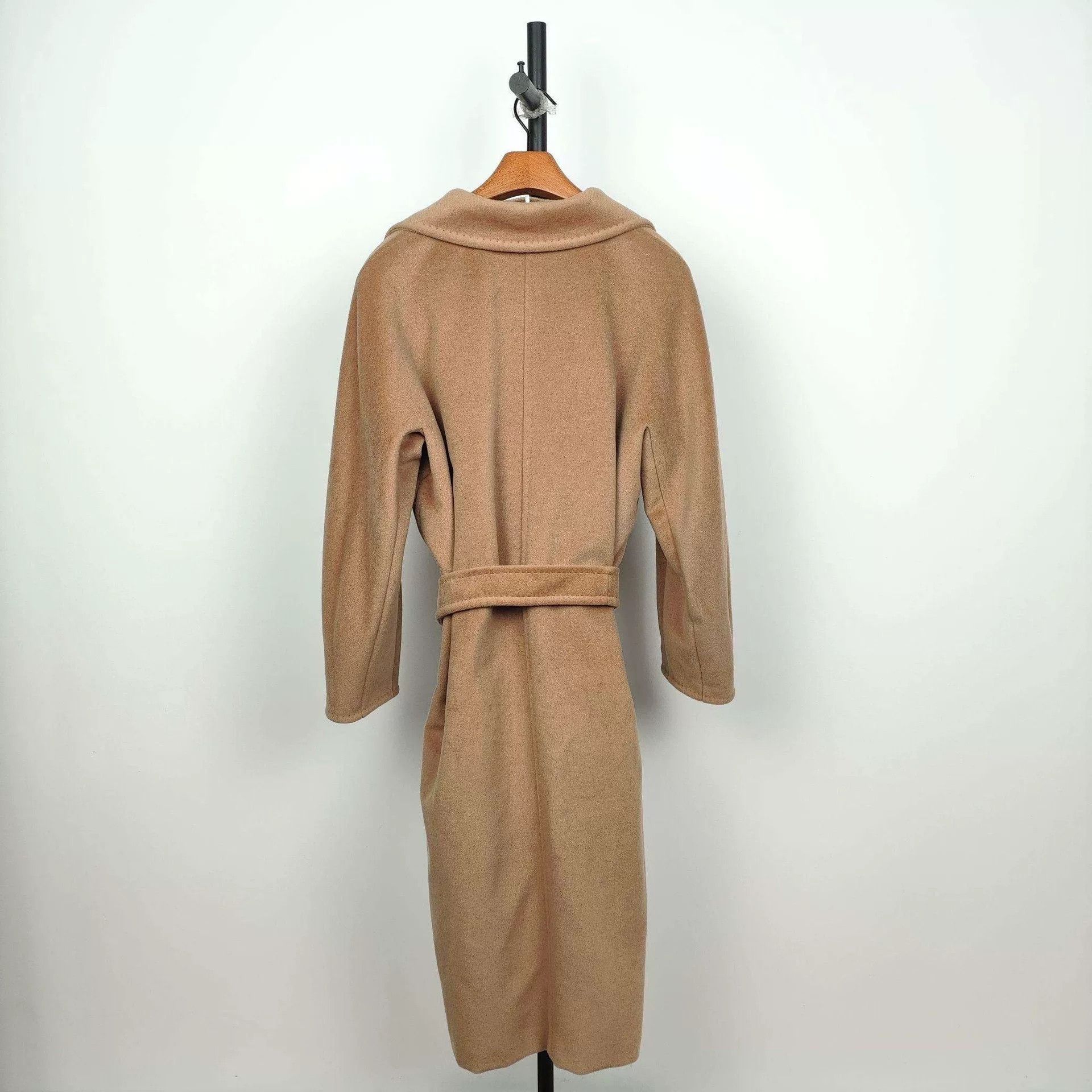 Max Mara MaxMara Cashmere Coat Beige Size US XS / EU 42 / 0 - 2 Thumbnail