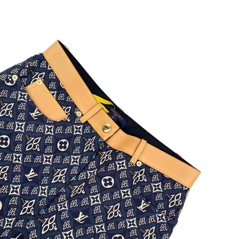 Louis Vuitton Louis Vuitton 1854 Monogram Denim Jeans Size US 38 / EU 54 - 3 Thumbnail