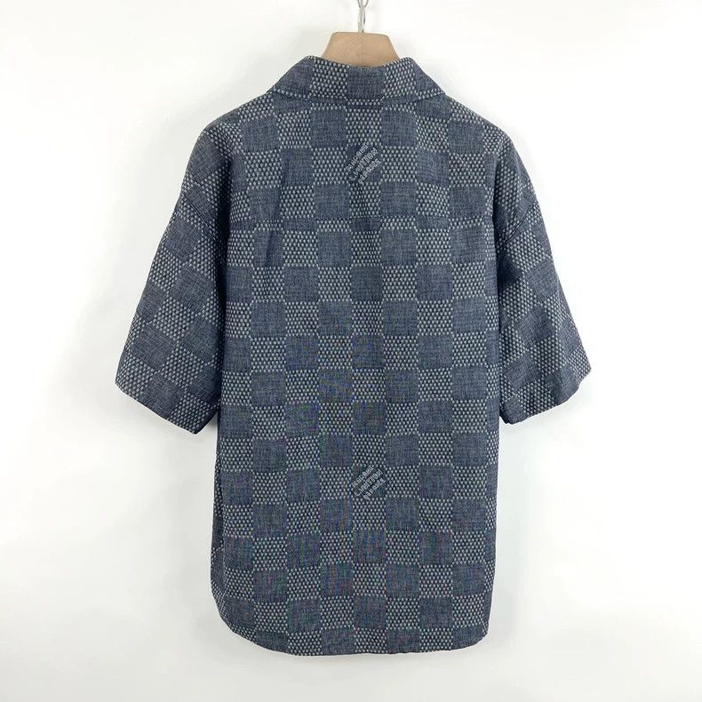 Louis Vuitton Louis Vuitton Damier Logo Denim Shirt Size US M / EU 48-50 / 2 - 2 Thumbnail