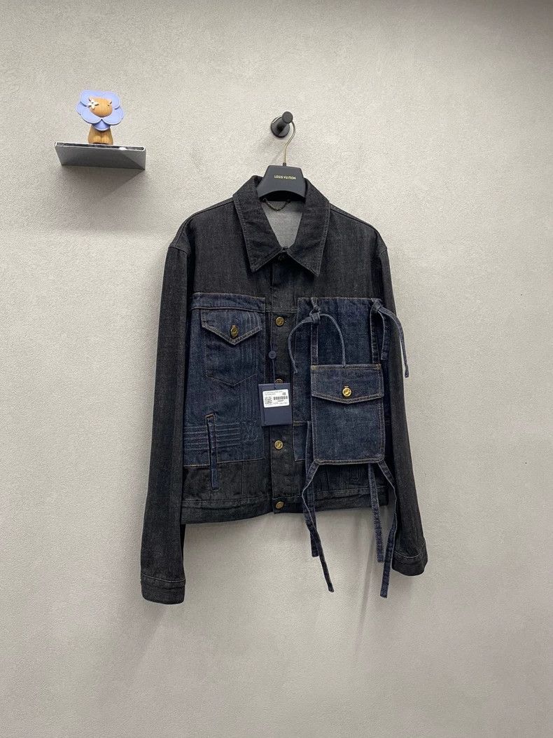 Louis Vuitton LV Dark Blue Pocket Denim Jacket Size US XL / EU 56 / 4 - 3 Thumbnail