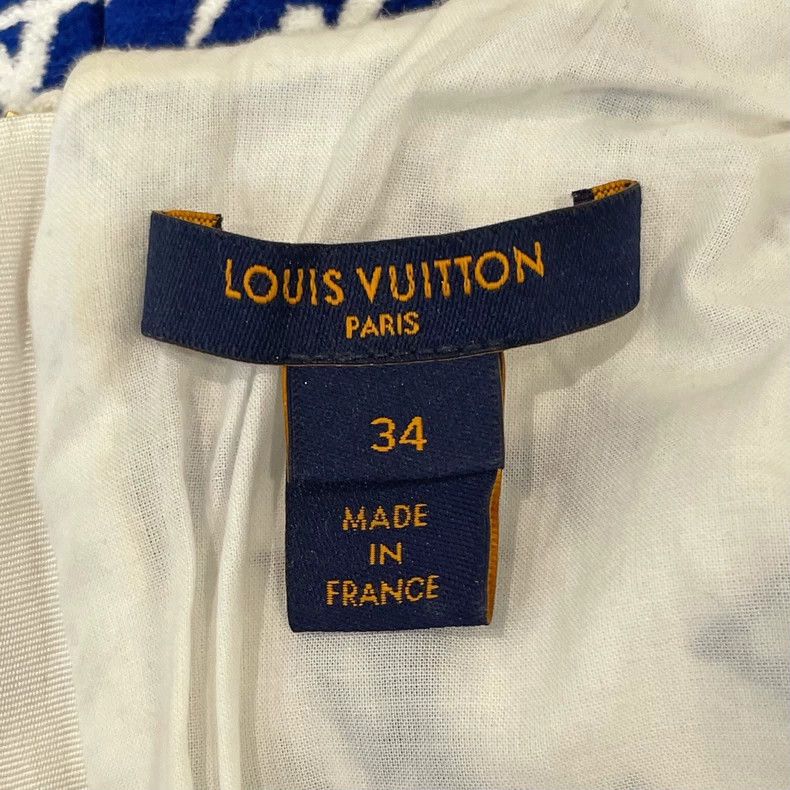 Louis Vuitton Louis Vuitton Blue Sleeveless Dress Size US S / EU 44-46 / 1 - 5 Thumbnail
