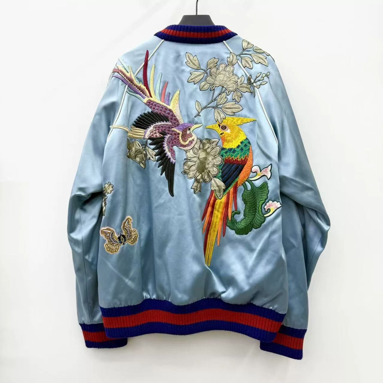 Gucci Gucci Runway Embroidered Silk Bomber Jacket Size US L / EU 52-54 / 3 - 2 Thumbnail