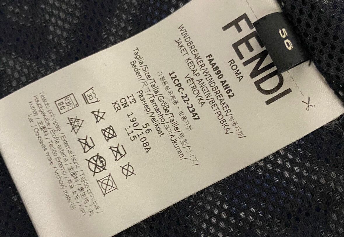 Fendi FENDI Windbreaker Size 56 New Size US L / EU 52-54 / 3 - 3 Thumbnail