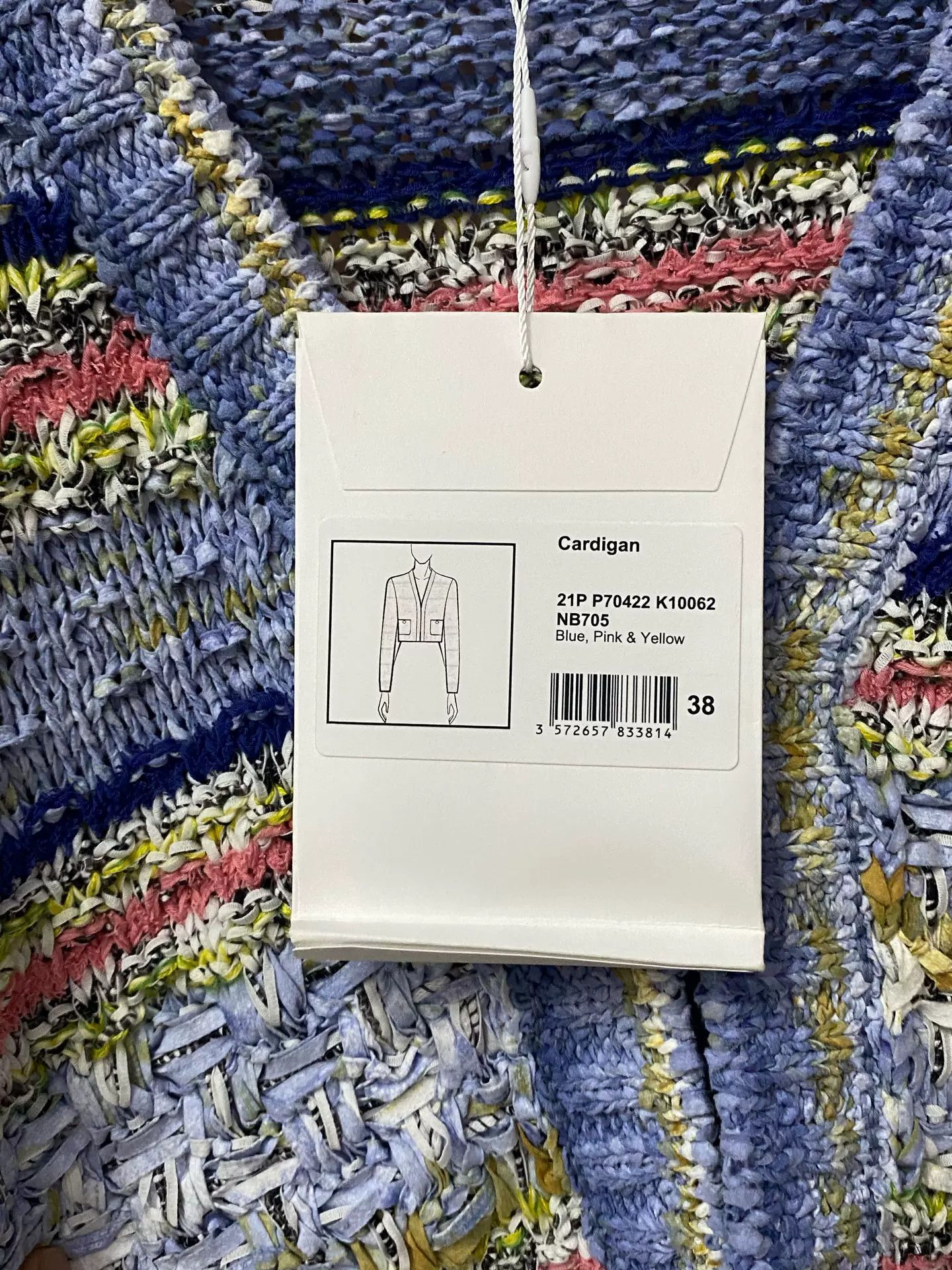 Chanel Chanel Wool Striped Cardigan Size US XS / EU 42 / 0 - 7 Thumbnail