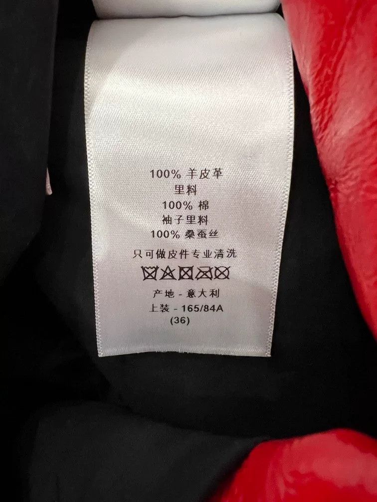 Dior dior red double-breasted leather coat Size US S / EU 44-46 / 1 - 7 Thumbnail