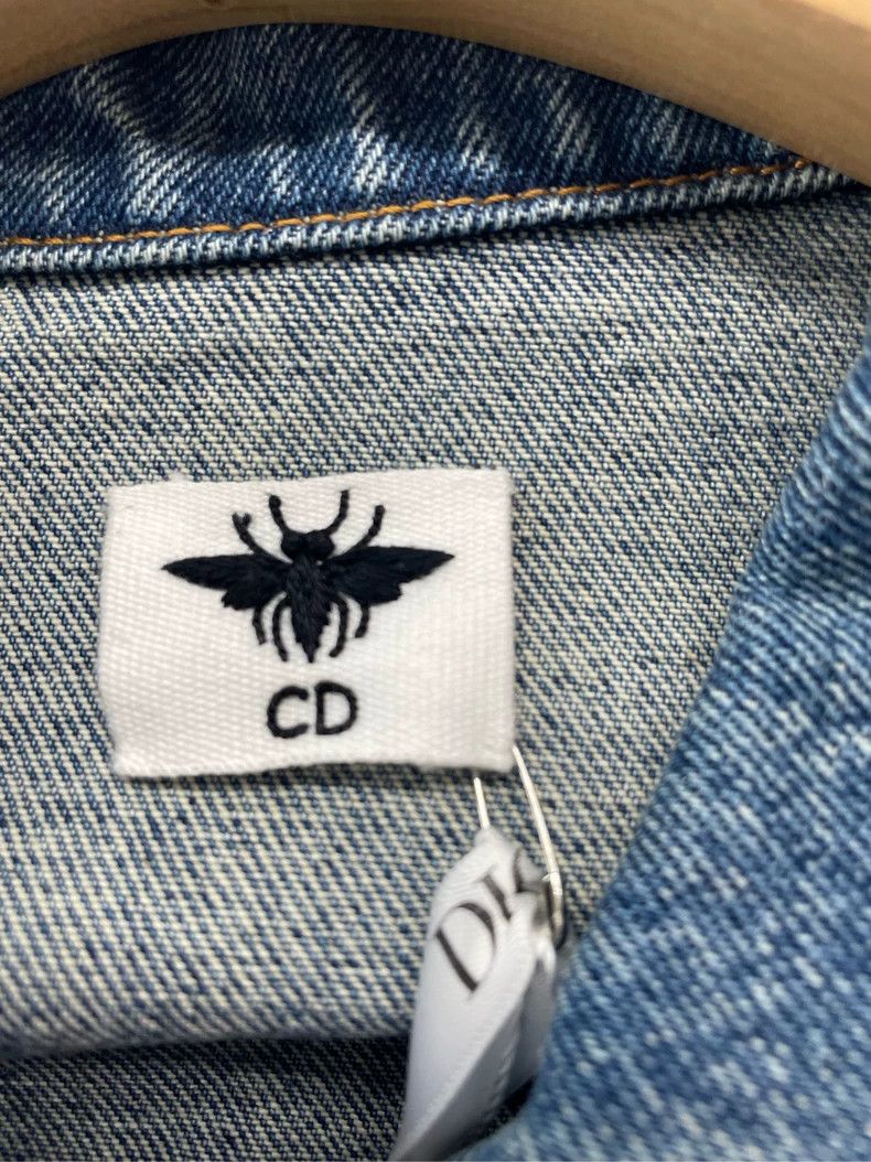 Dior Dior Embroidered Blue Denim Jacket Size US S / EU 44-46 / 1 - 4 Thumbnail