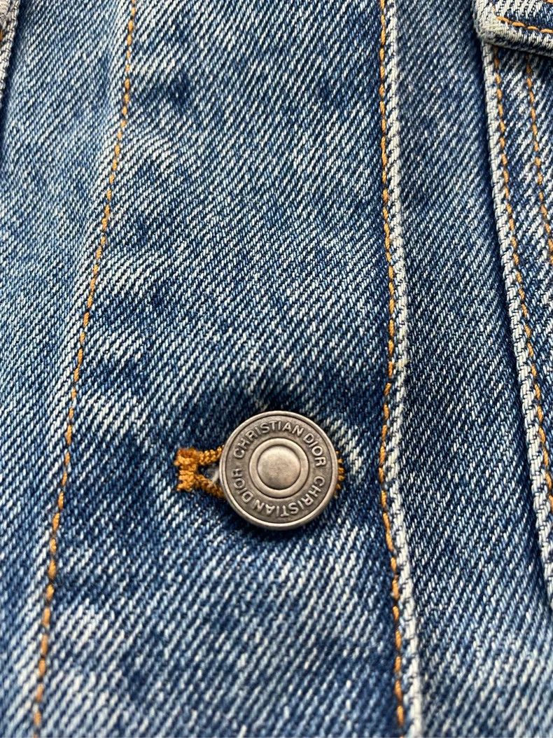 Dior Dior Embroidered Blue Denim Jacket Size US S / EU 44-46 / 1 - 3 Thumbnail
