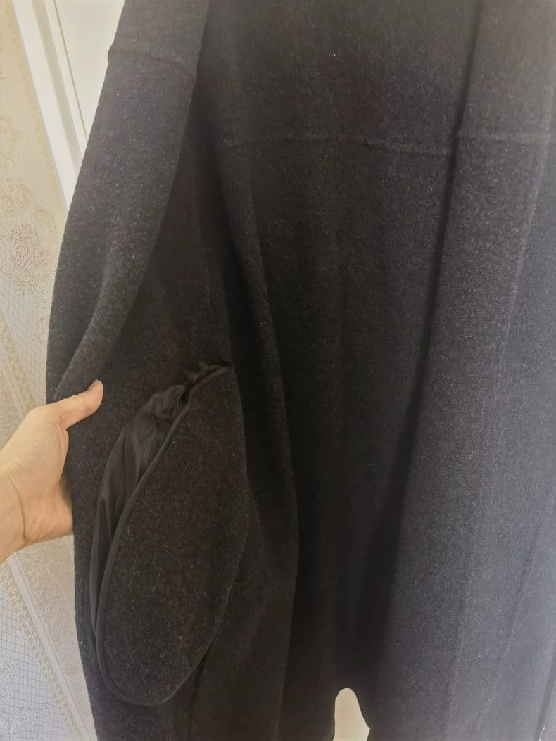 The Row THE ROW Gray Oversized Coat Size US L / EU 52-54 / 3 - 6 Thumbnail