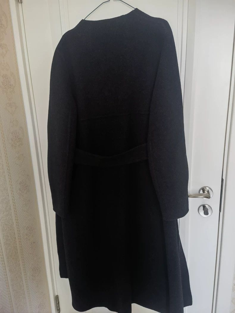 The Row THE ROW Gray Oversized Coat Size US L / EU 52-54 / 3 - 5 Thumbnail