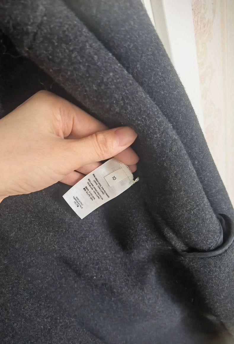 The Row THE ROW Gray Oversized Coat Size US L / EU 52-54 / 3 - 7 Thumbnail