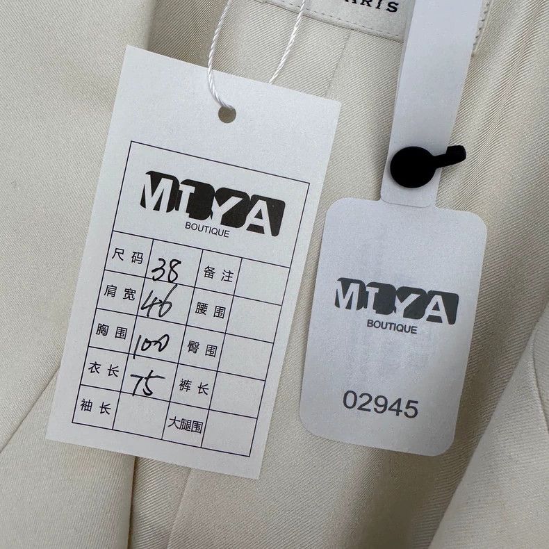 Saint Laurent Paris Saint Laurent 2024 White Blazer Size 38 Size US L / EU 52-54 / 3 - 8 Thumbnail