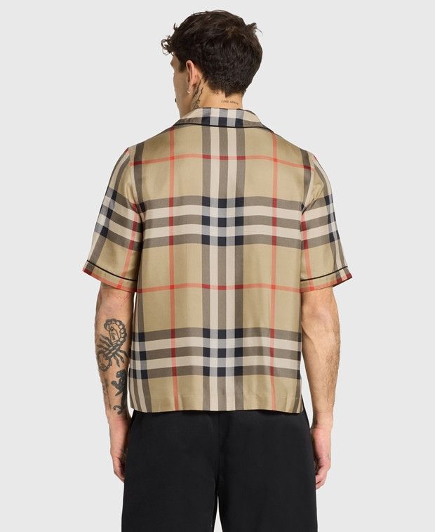 Burberry Short sleeve silk shirt Size US M / EU 48-50 / 2 - 2 Thumbnail