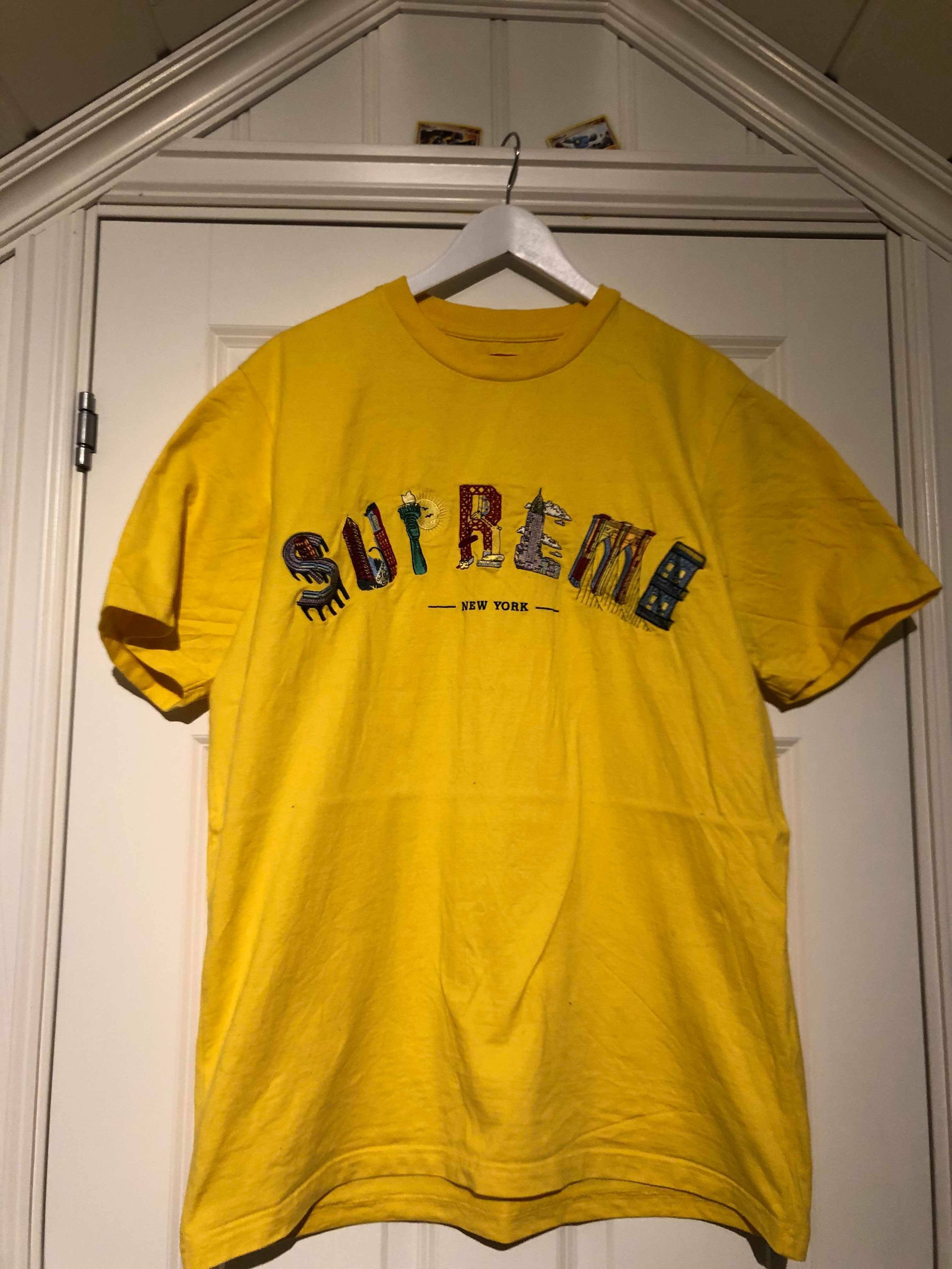 Supreme Supreme City Arc Tee Yellow | Grailed