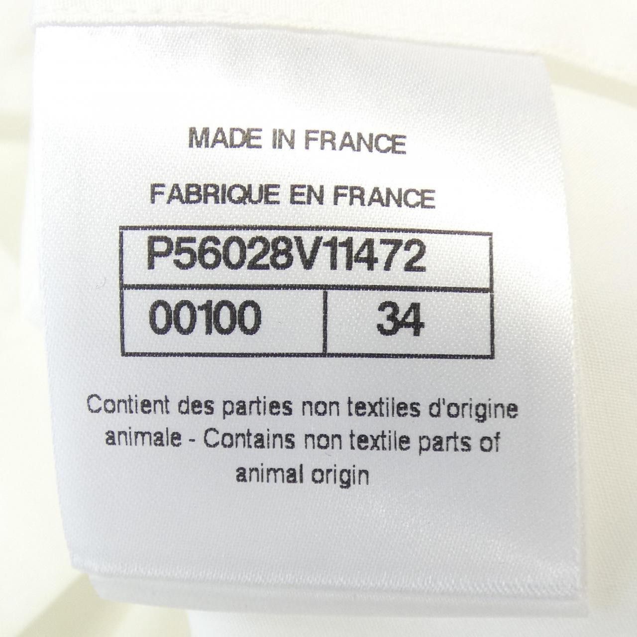 Chanel Chanel Chanel P56028V11472 Shirt Cotton Tops P56028V11472 DUTY FREE for USA Size ONE SIZE - 4 Thumbnail