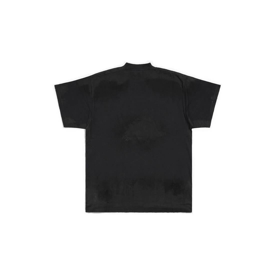 Balenciaga Oversized Black Skater Logo T-shirt in Black Size US XL / EU 56 / 4 - 2 Thumbnail