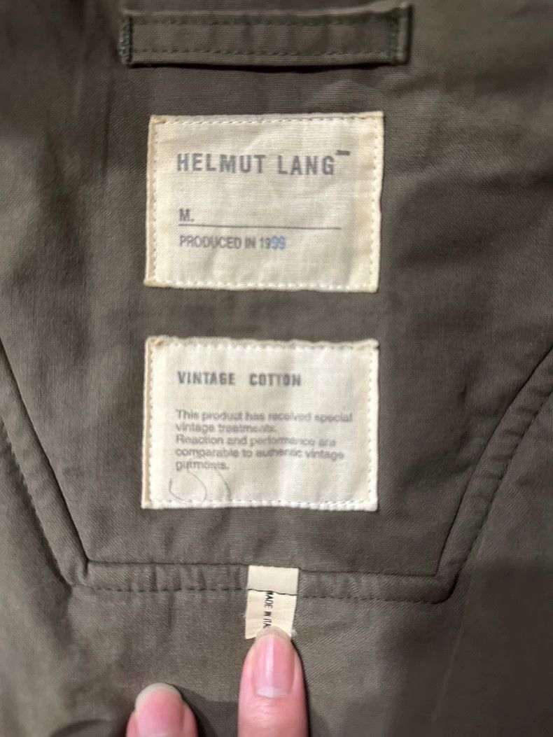 Helmut Lang Helmut Lang 1999 Vintage Cotton Jacket Size US XL / EU 56 / 4 - 4 Thumbnail