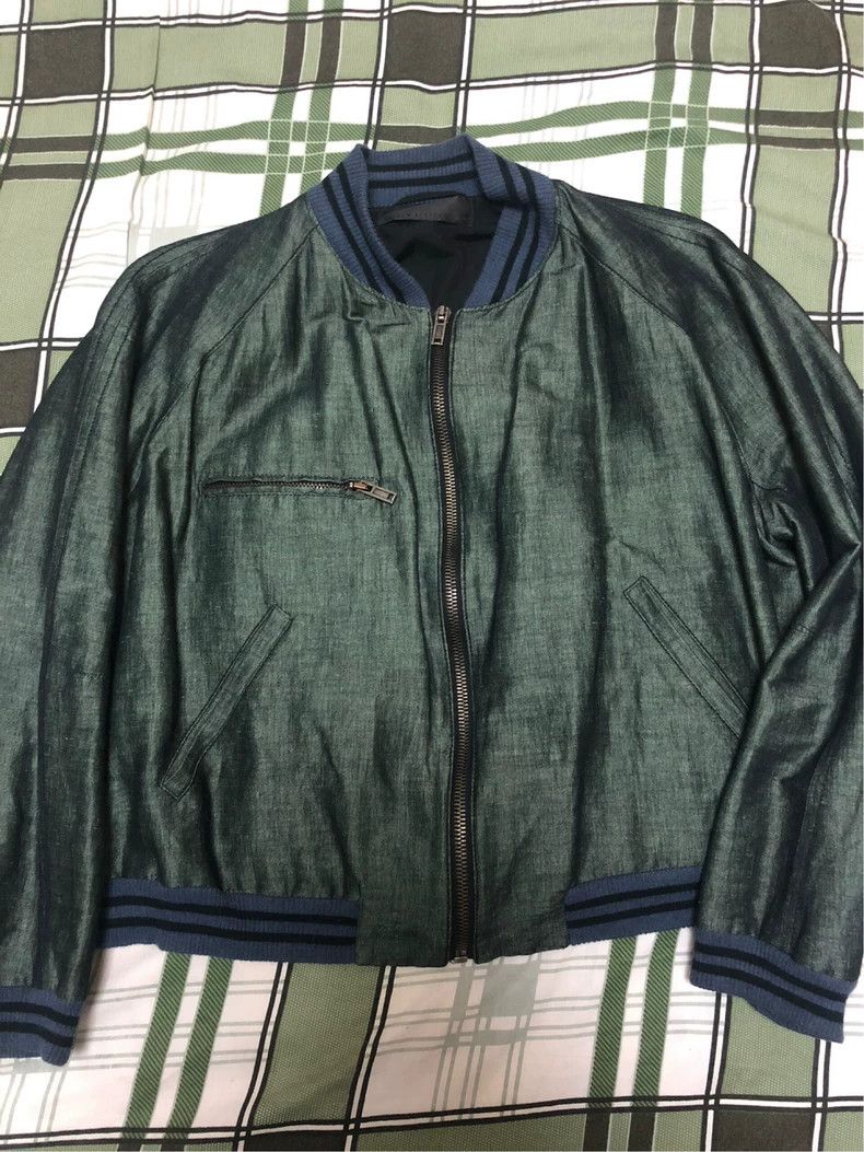 Haider Ackermann Haider Ackermann 15ss Green Bomber Jacket Size US XL / EU 56 / 4 - 2 Thumbnail