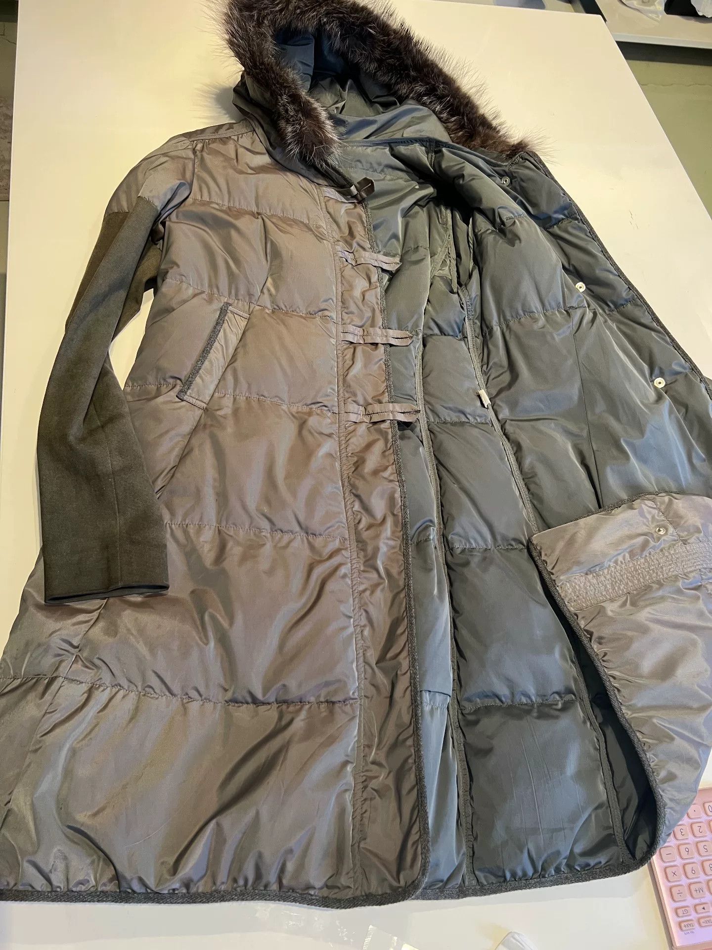Brunello Cucinelli Brunello Cucinelli Patchwork Down Coat Size US M / EU 48-50 / 2 - 9 Thumbnail