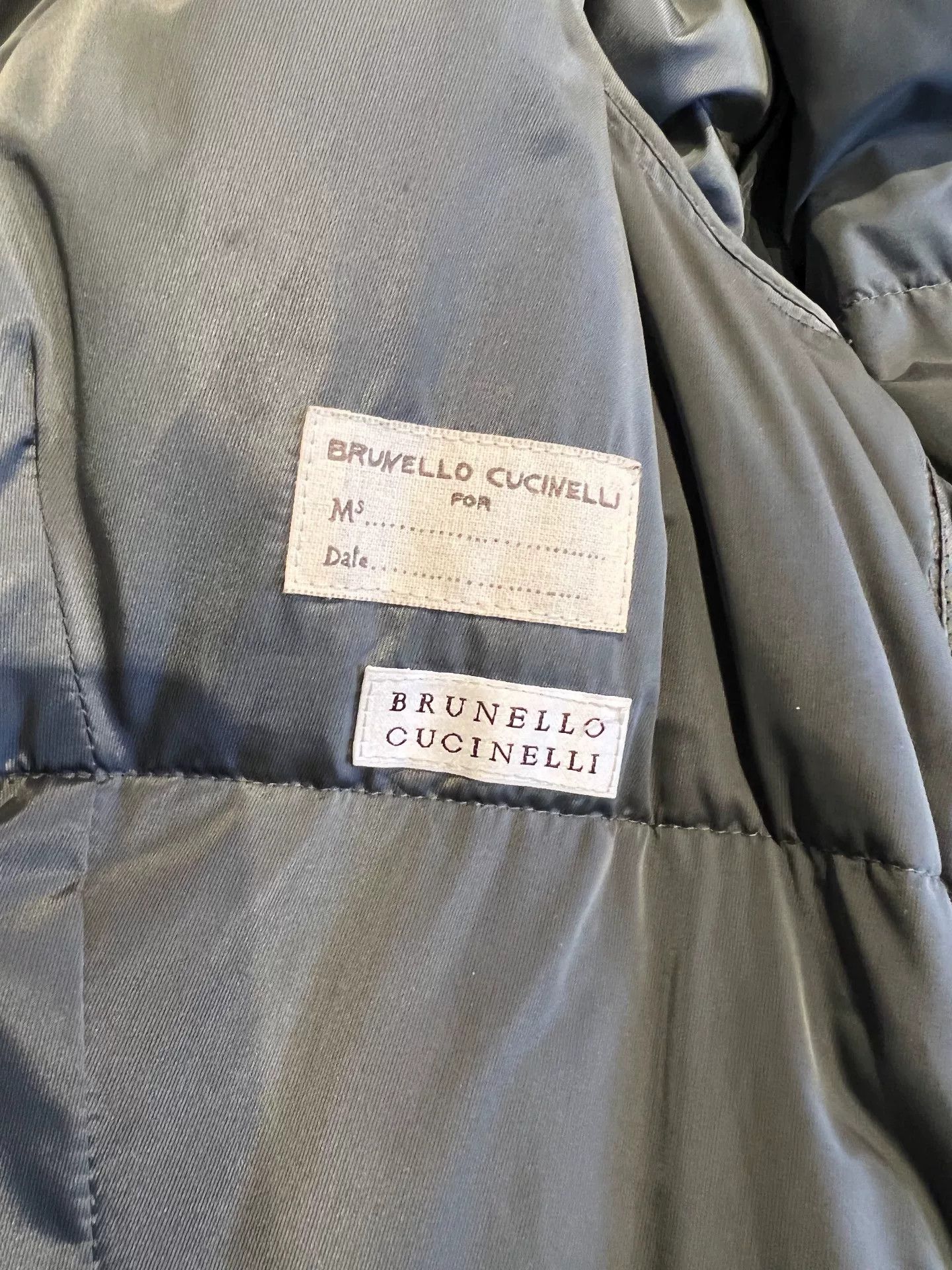 Brunello Cucinelli Brunello Cucinelli Patchwork Down Coat Size US M / EU 48-50 / 2 - 4 Thumbnail