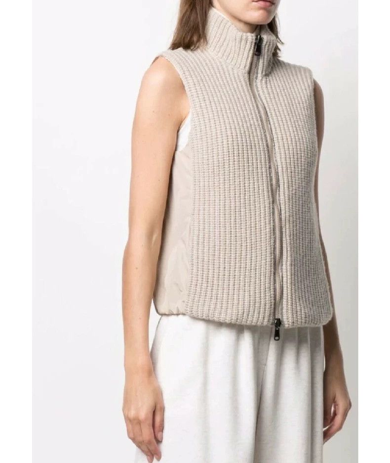 Brunello Cucinelli Brunello Cucinelli Reversible Cashmere Down Vest Size US XS / EU 42 / 0 - 2 Thumbnail