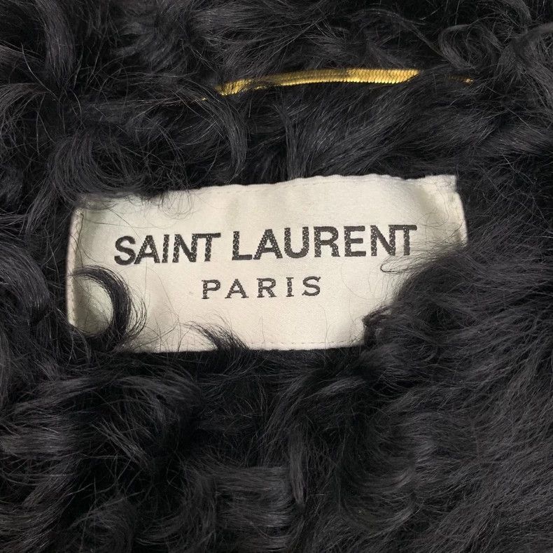 Saint Laurent Paris Saint Laurent Black Shearling Vest Jacket Size US S / EU 44-46 / 1 - 5 Thumbnail