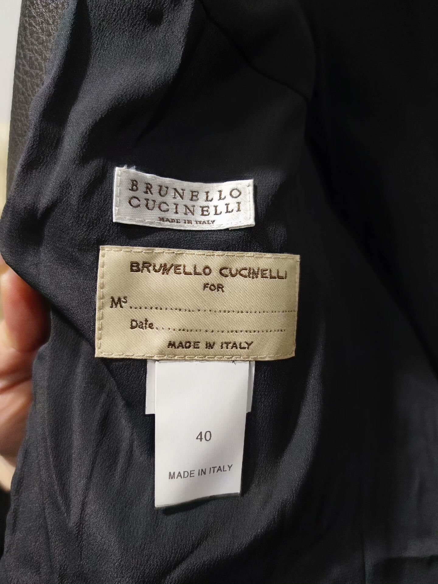 Brunello Cucinelli Brunello Cucinelli Leather Blazer Jacket Size US M / EU 48-50 / 2 - 4 Thumbnail