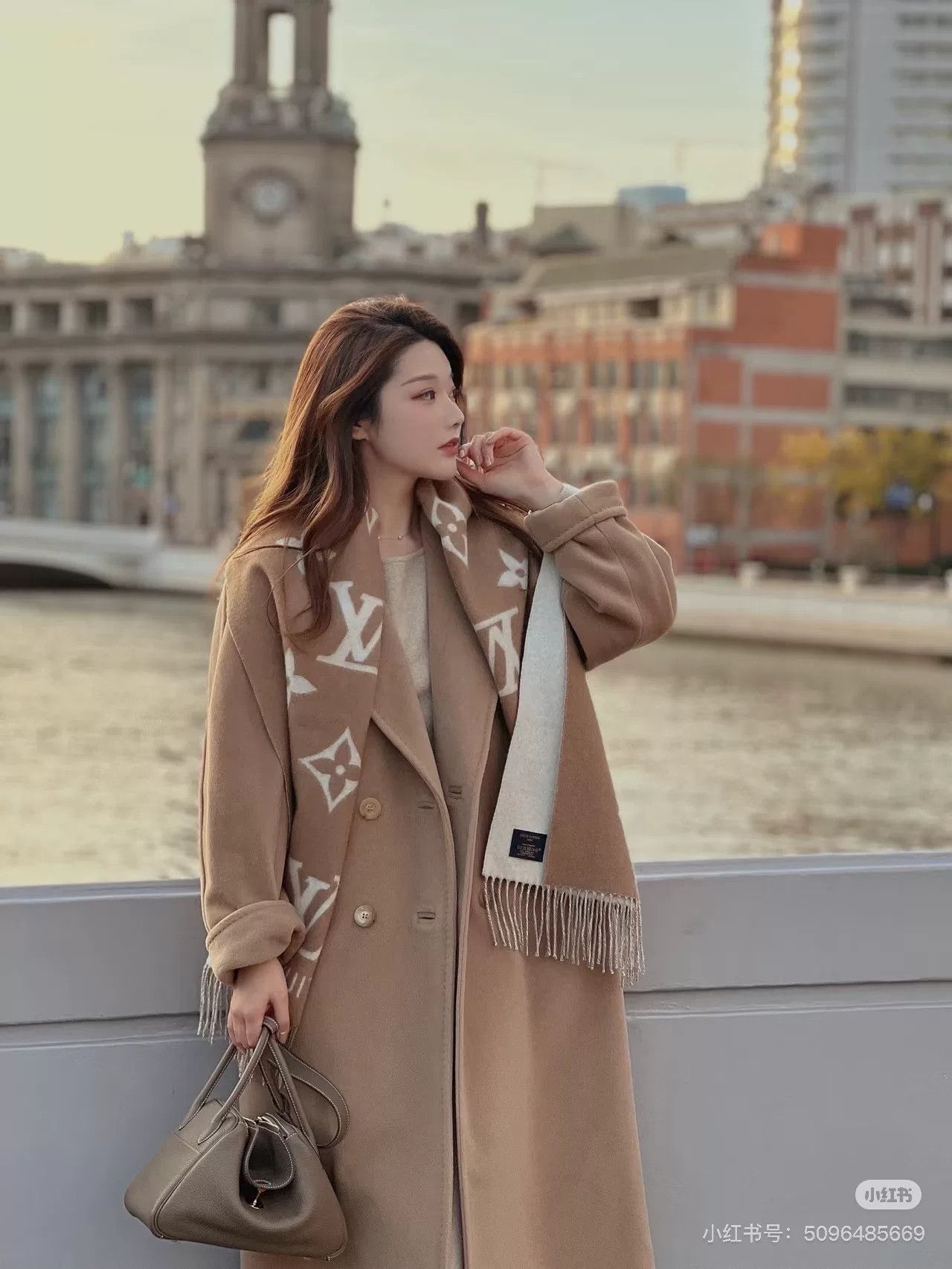 Max Mara MaxMara 101801 Camel Wool Cashmere Coat Size US L / EU 52-54 / 3 - 9 Thumbnail