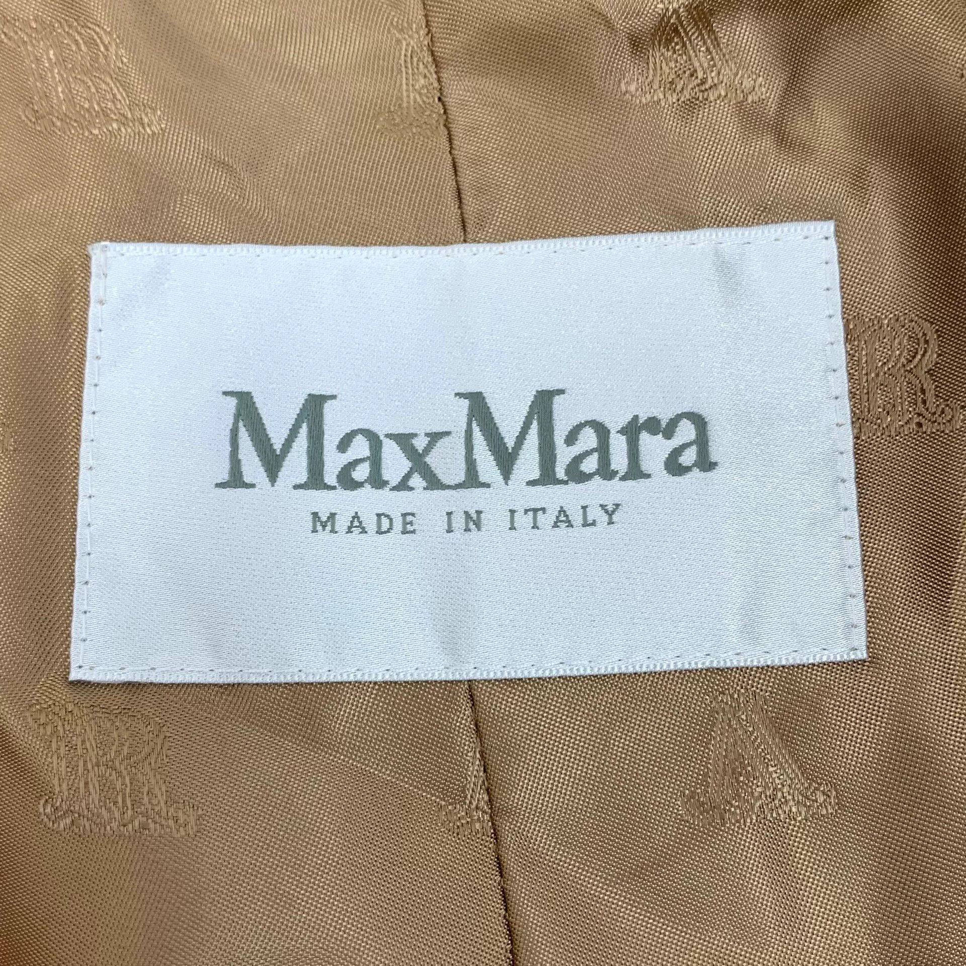 Max Mara maxmara camel wool belted coat XXS Size US XXS / EU 40 - 6 Thumbnail