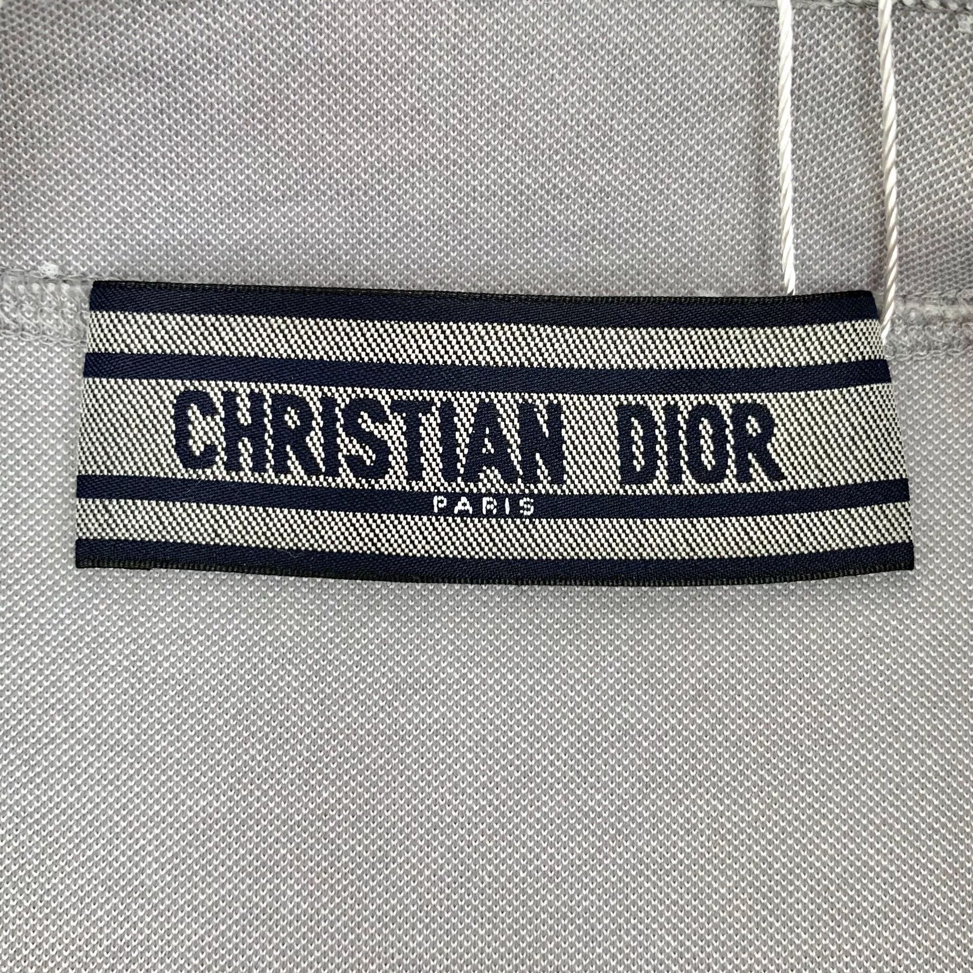 Dior dior gray logo sleeveless half-zip dress Size M / US 6-8 / IT 42-44 - 6 Thumbnail