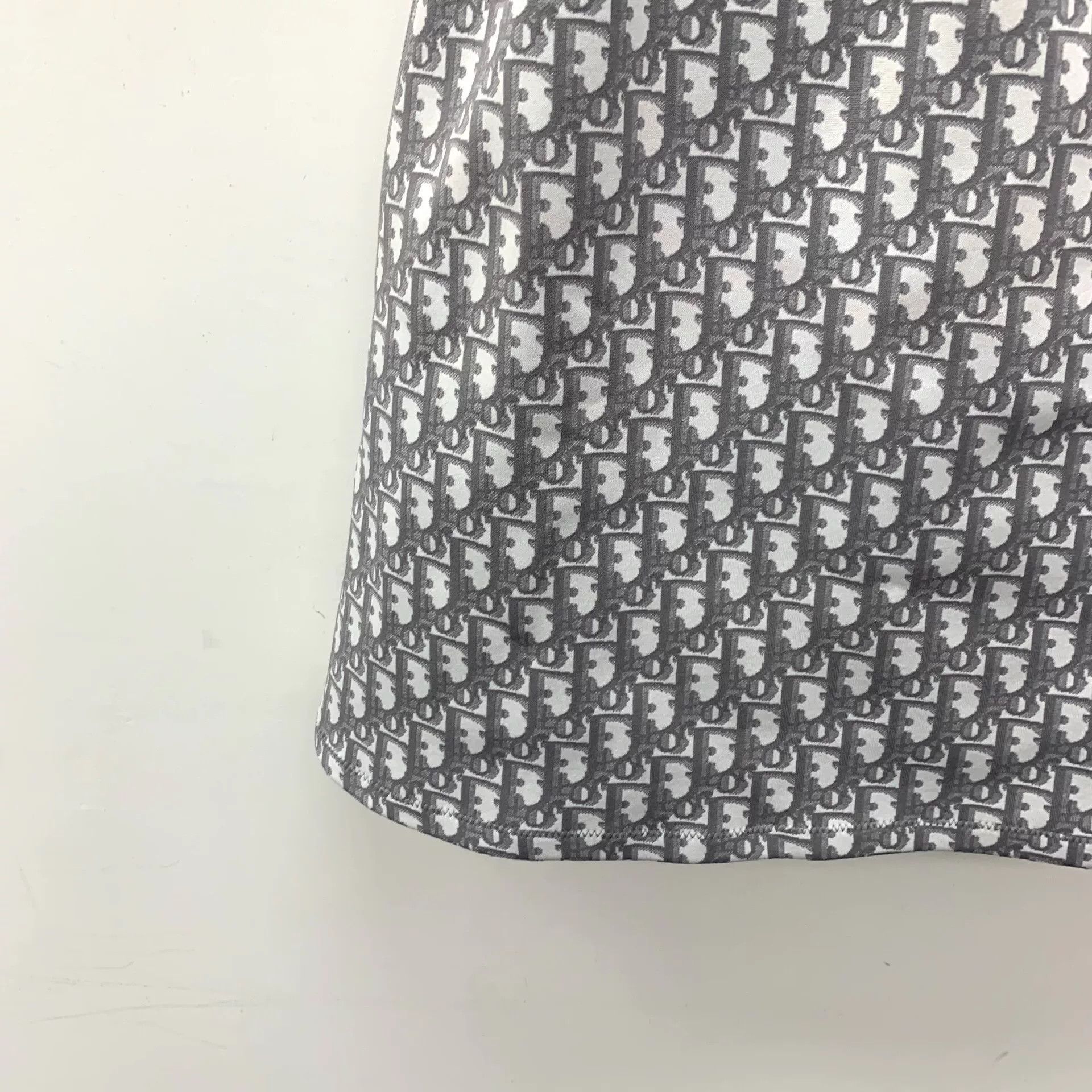 Dior gray logo sleeveless half-zip dress Size M / US 6-8 / IT 42-44 - 5 Thumbnail