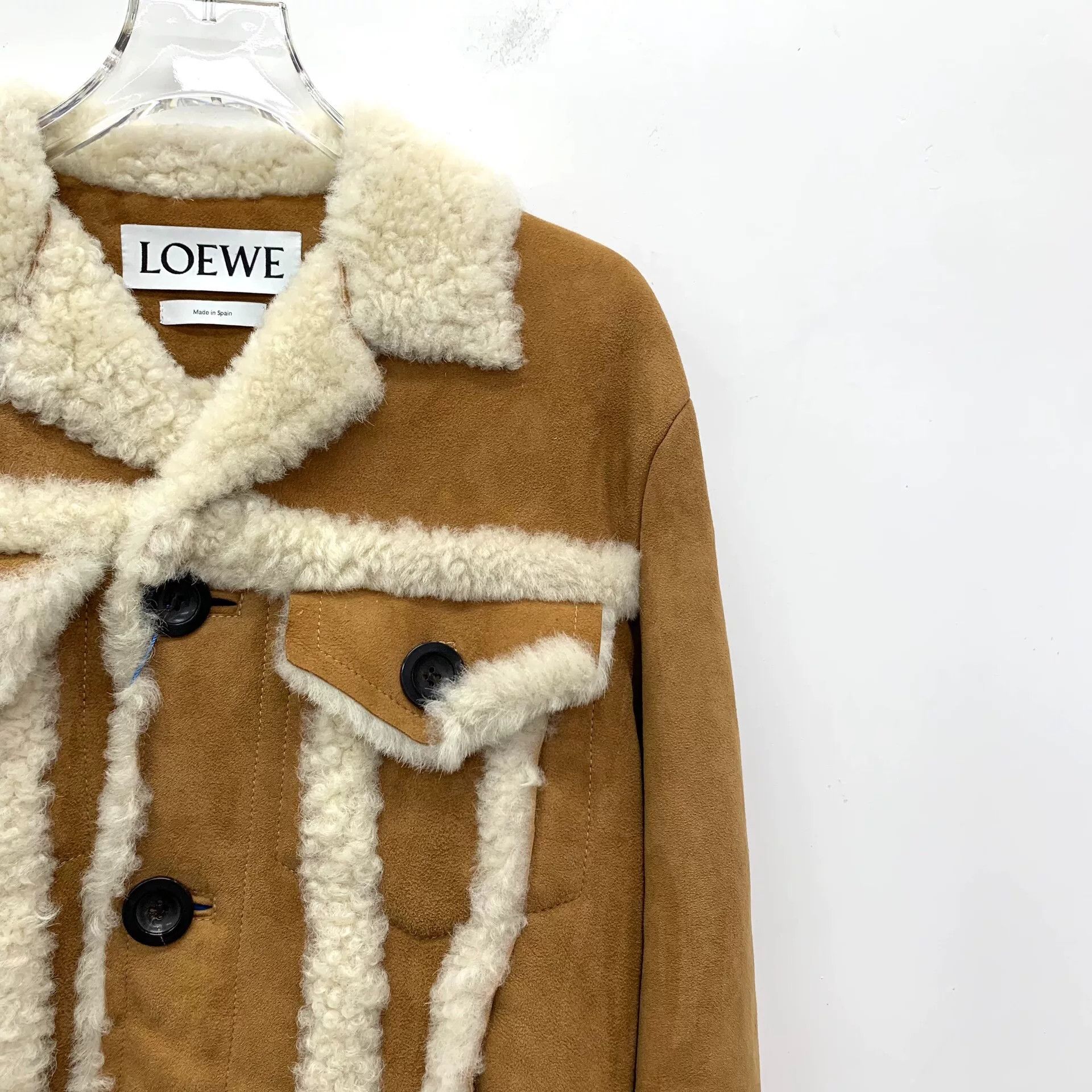 Loewe Loewe Shearling Collar Leather Jacket Size US M / EU 48-50 / 2 - 3 Thumbnail