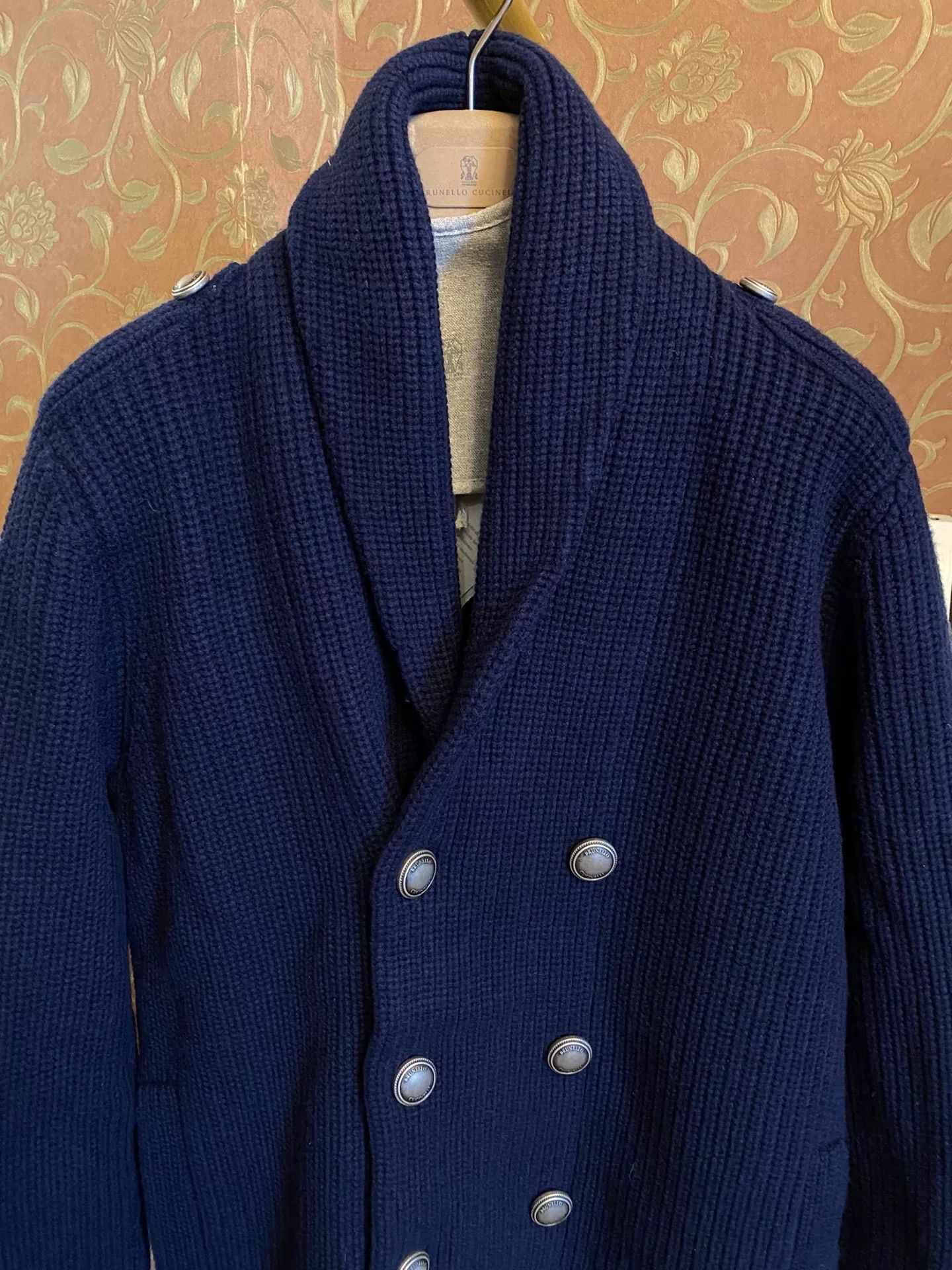 Brunello Cucinelli Brunello Cucinelli Cashmere Knit Coat Size US L / EU 52-54 / 3 - 4 Thumbnail