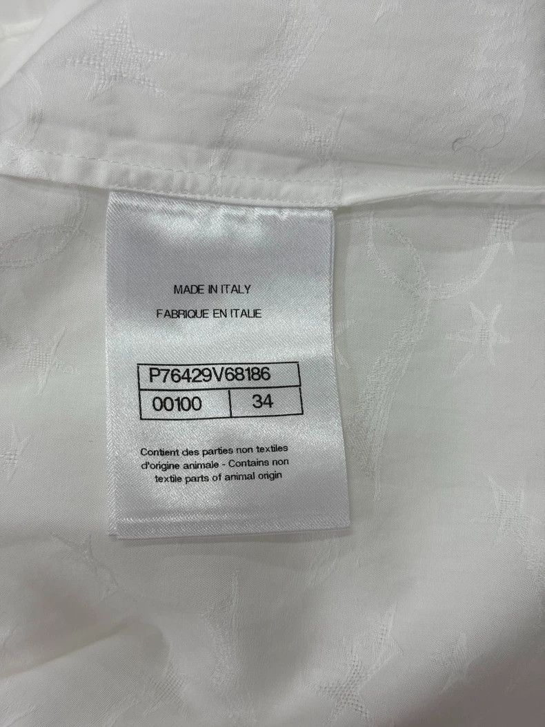 Chanel Chanel 24C White Star Print Shirt Size US M / EU 48-50 / 2 - 5 Thumbnail