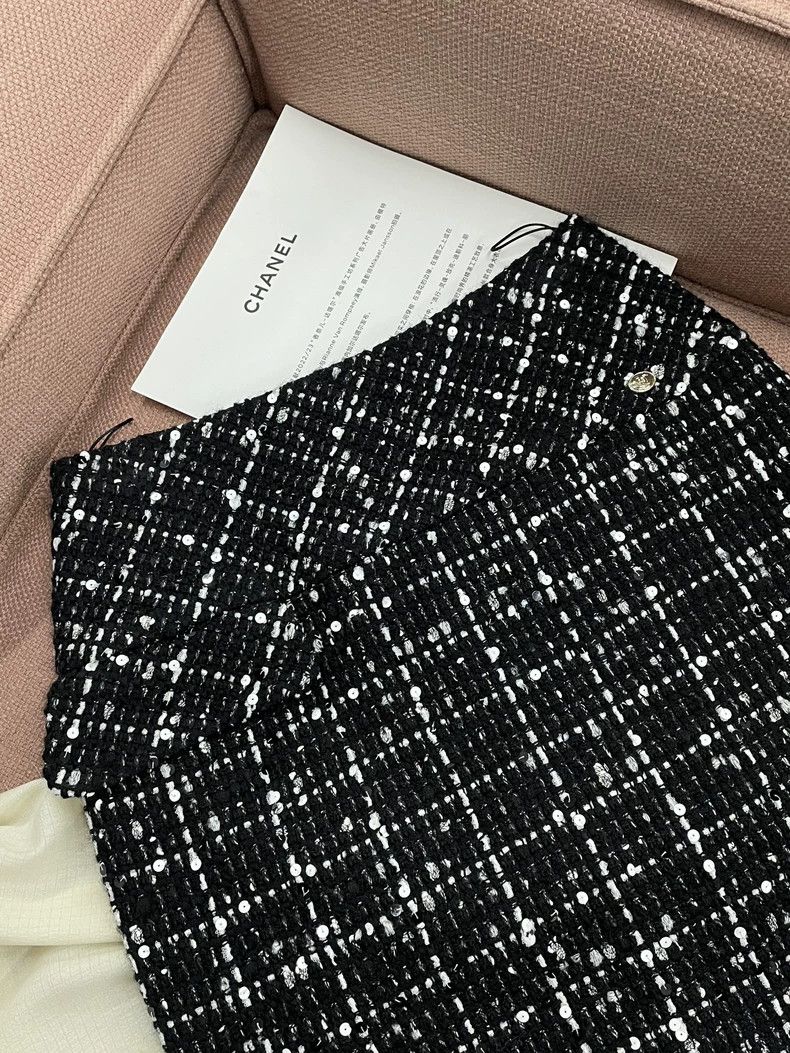 Chanel Chanel Equestrian Tweed Sequin Skirt Size US 38 / EU 54 - 4 Thumbnail