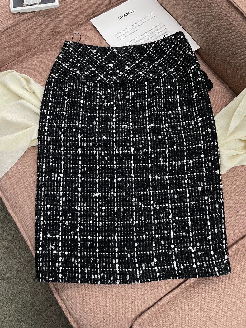 Chanel Chanel Equestrian Tweed Sequin Skirt Size US 38 / EU 54 - 5 Thumbnail