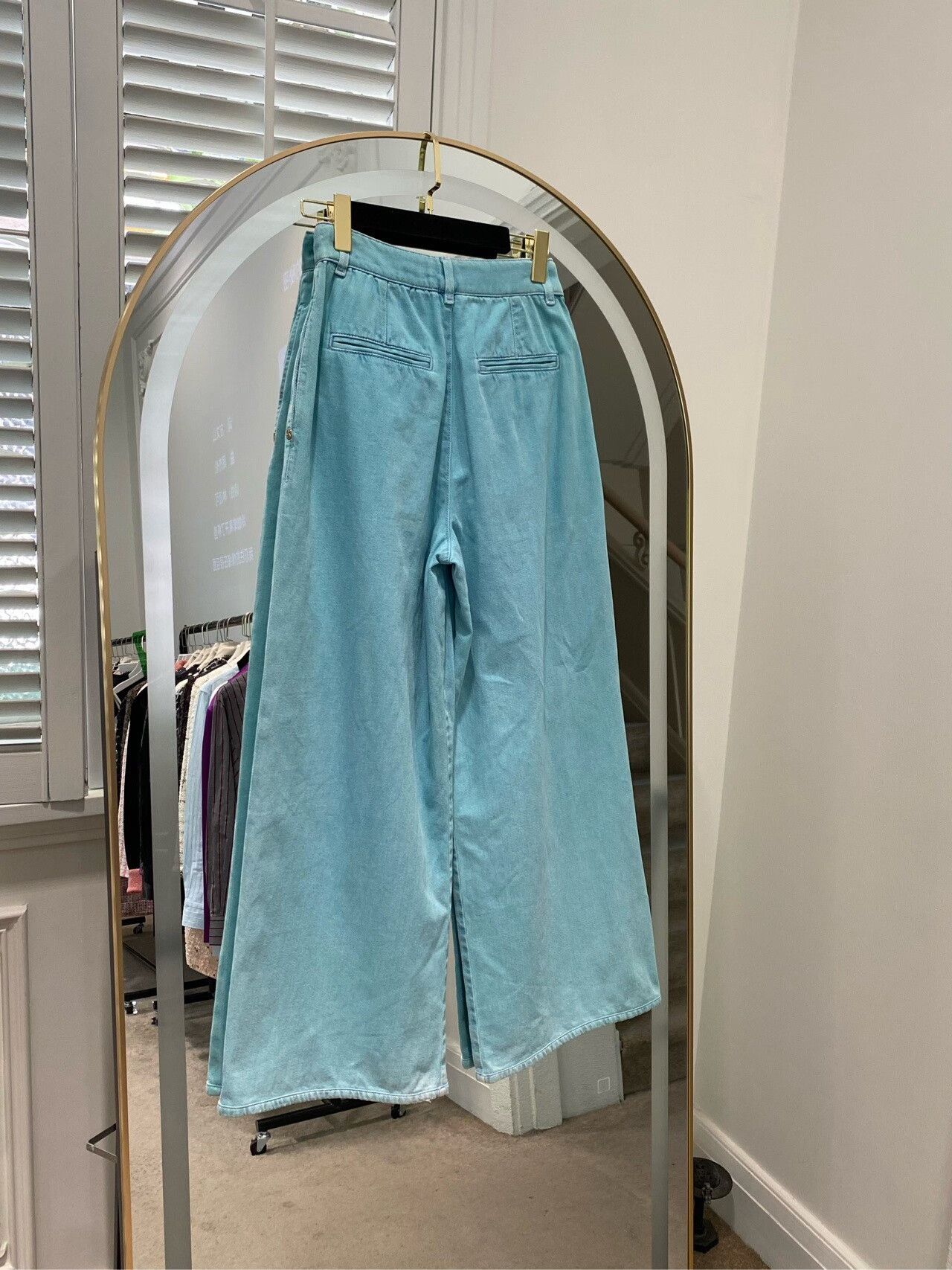 Chanel Chanel 2021 Blue Wide-Leg Jeans Size US 36 / EU 52 - 2 Thumbnail