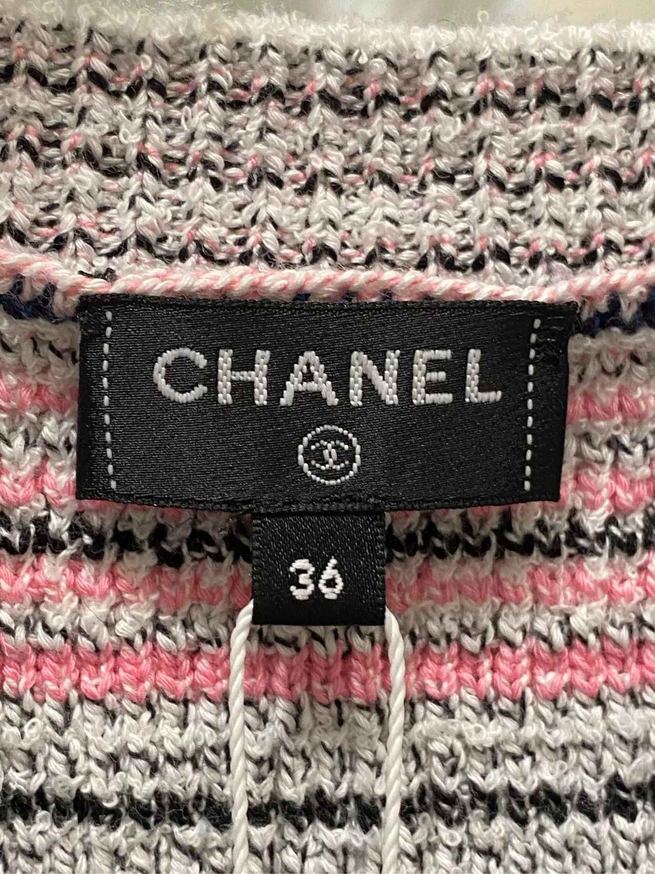 Chanel Chanel 2024 Striped Knit Vest FR36 Size US S / EU 44-46 / 1 - 2 Thumbnail