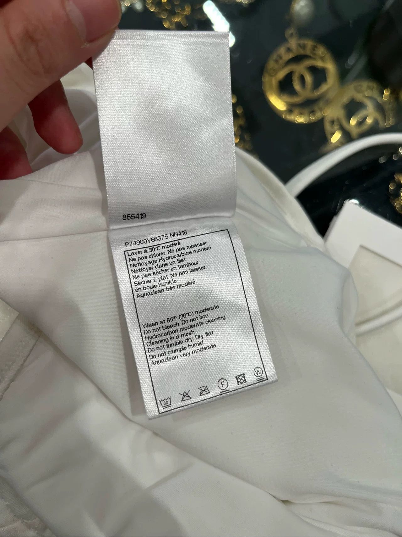 Chanel Chanel 23S White Ruffle Swimsuit Size US 38 / EU 54 - 6 Thumbnail
