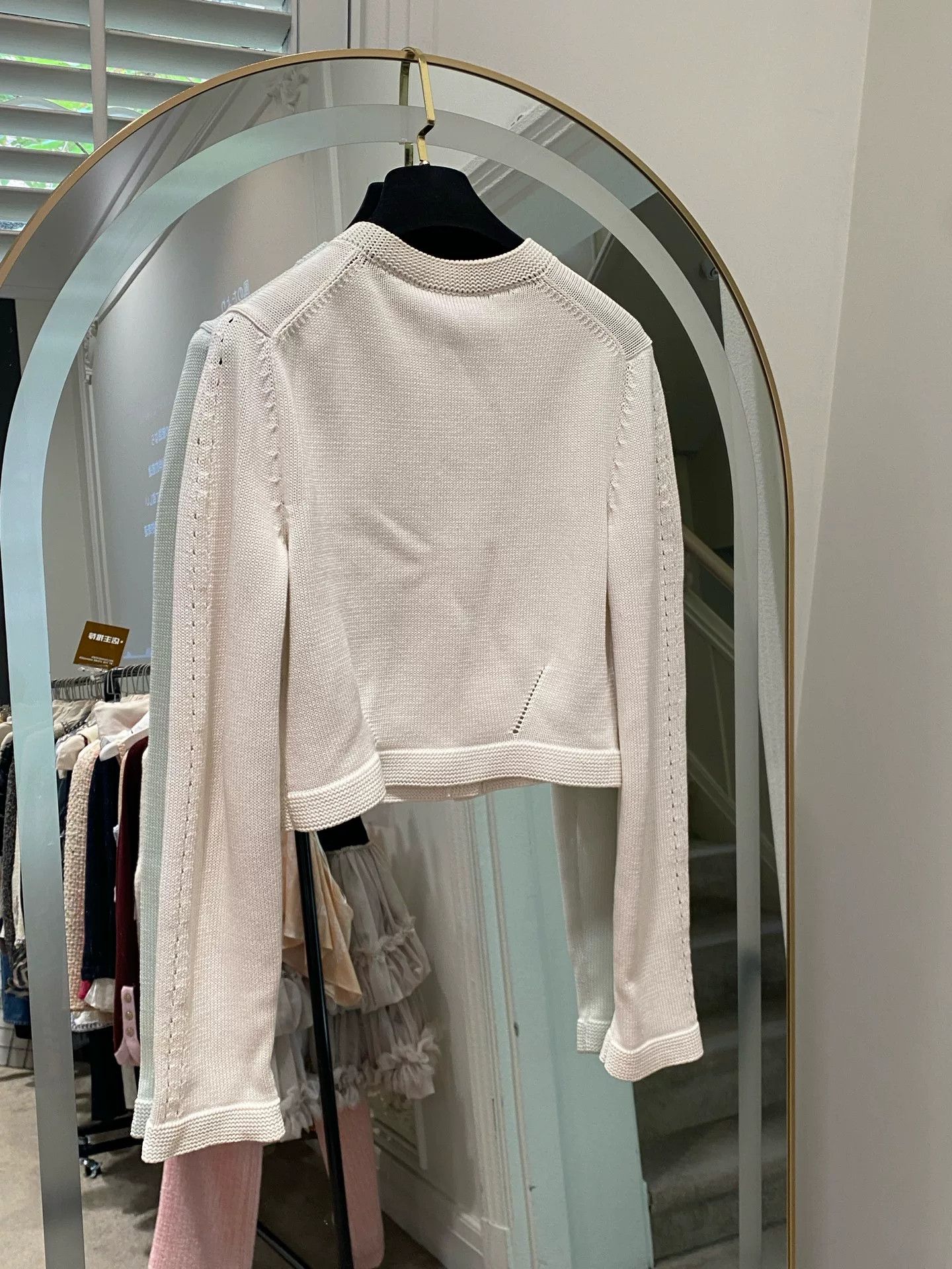 Chanel Chanel 21 Equestrian White Knit Cardigan Size US XS / EU 42 / 0 - 3 Thumbnail